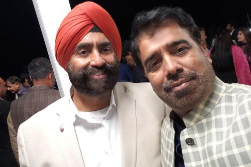 Malik Adnan With Jasdip Singh Chairman Sikhs of America