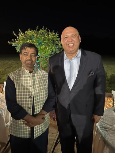 Malik Adnan With Sajid Tarar Pakistani American Businessman